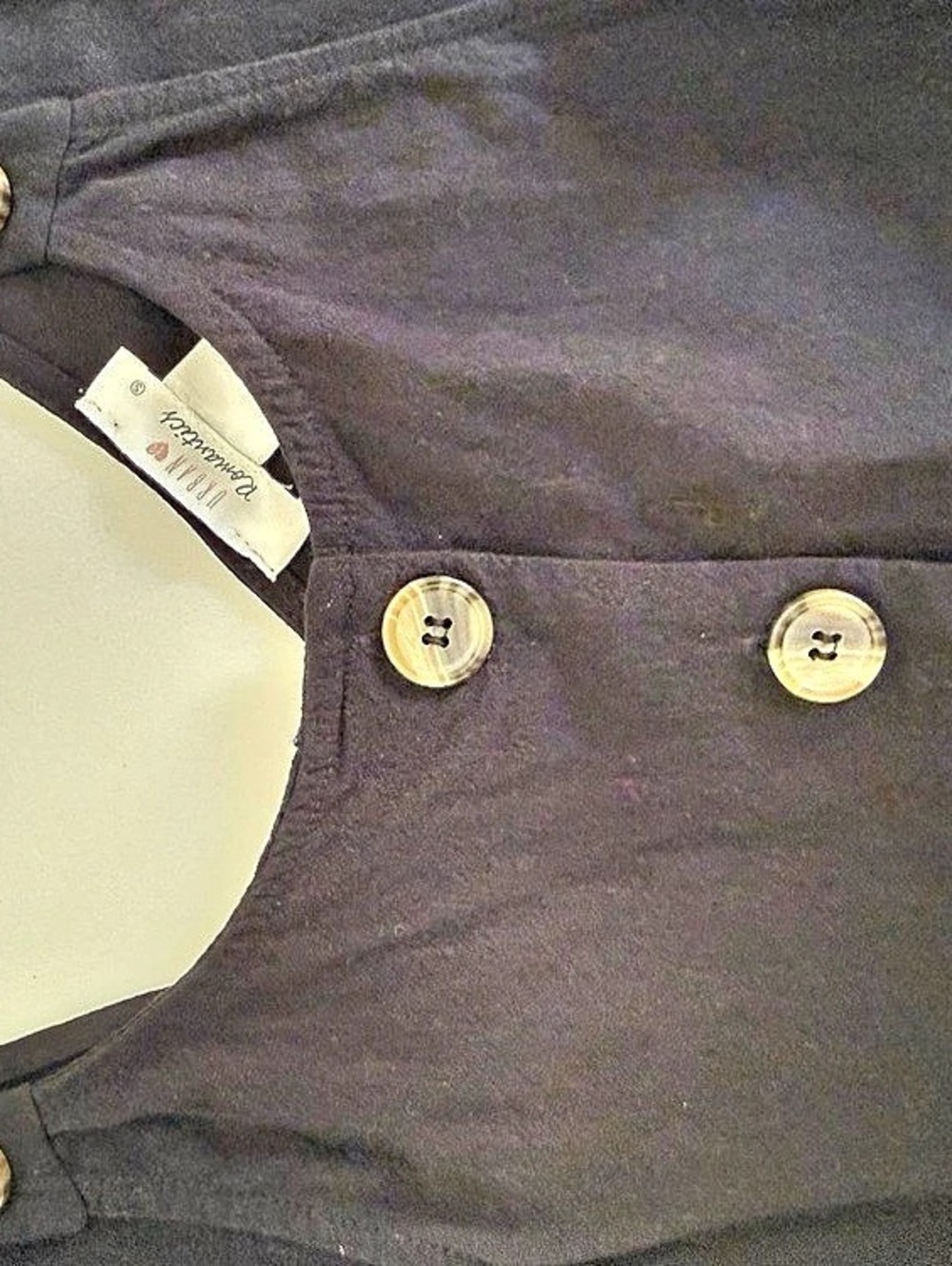 Button-Front Romper - Picture 4 of 4